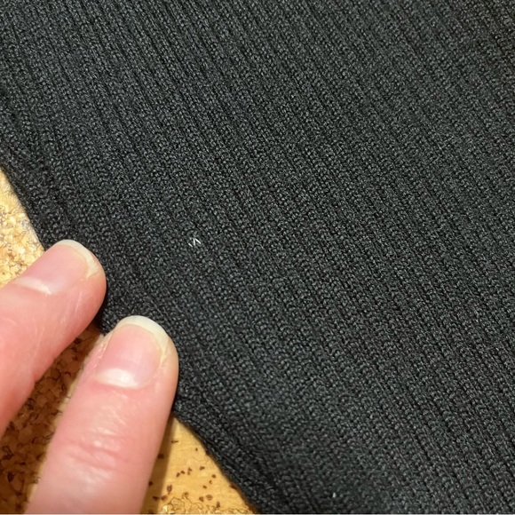 Alfani Merino Wool Ruffled Collar Button Cardigan Sweater Sz S - Picture 16 of 16